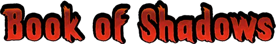 Book of Shadows slot logotipo